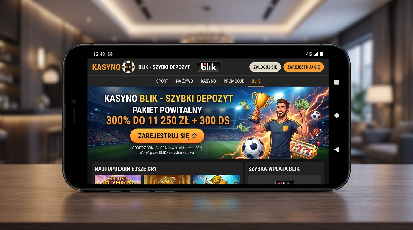 Szybki depozyt BLIK w kasynie internetowym